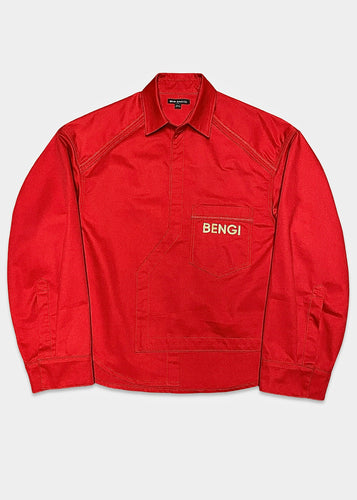 BOXTER IN RED TWILL