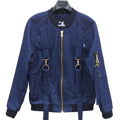 Denim utility jacket