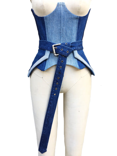 SHADES DENIM CORSET